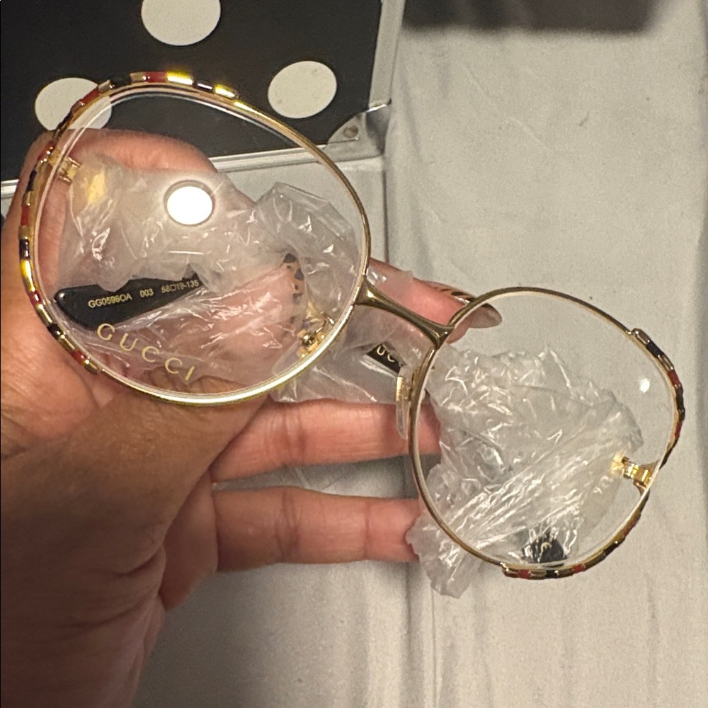 Gucci Gold Aviator Sunglasses